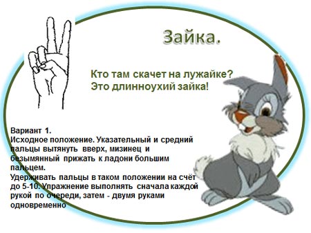 Пальчикова гімнастика 