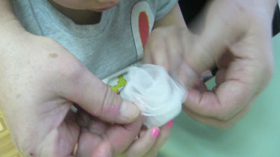 Майстер клас «Снігові троянди»